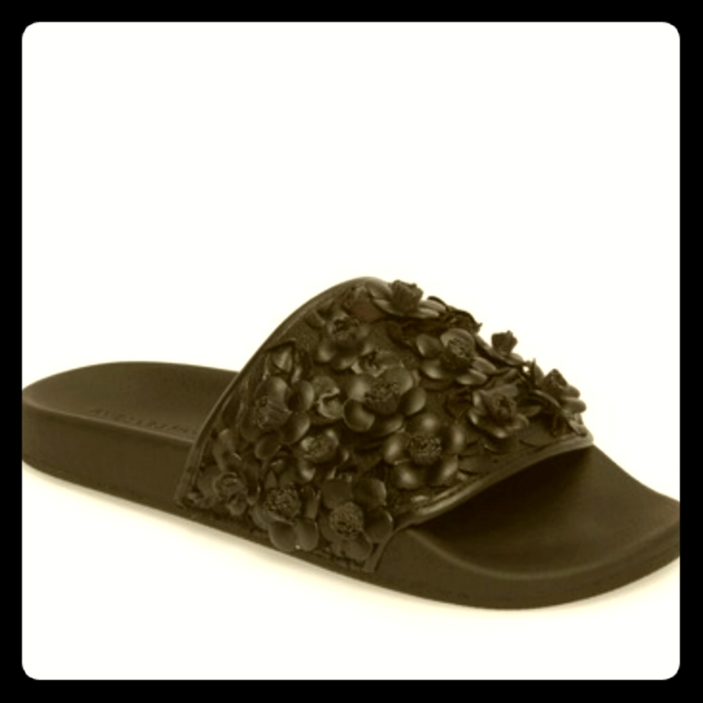 Flower Slide Sandals So Cute!